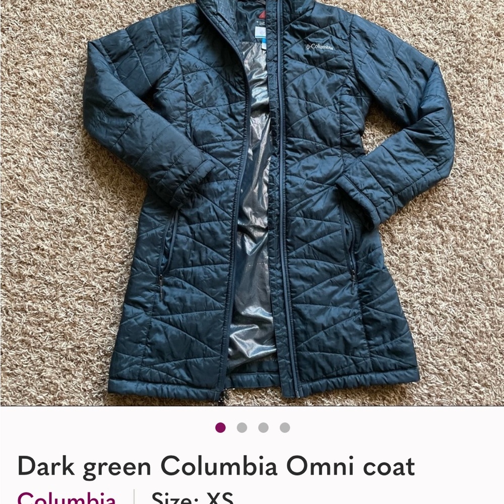 Columbia Dark Green Ski Jacket - Women's